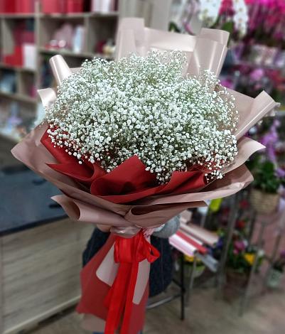 Букет цветов из: Гипсофила в Долинске