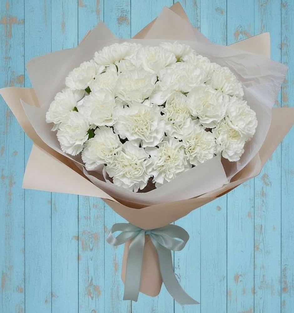 Букет цветов из: Гвоздики в Долинске