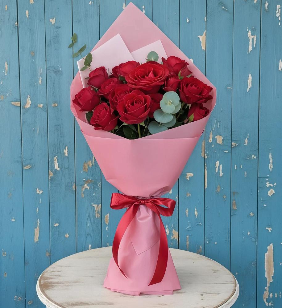 Букет цветов из: Розы в Долинске