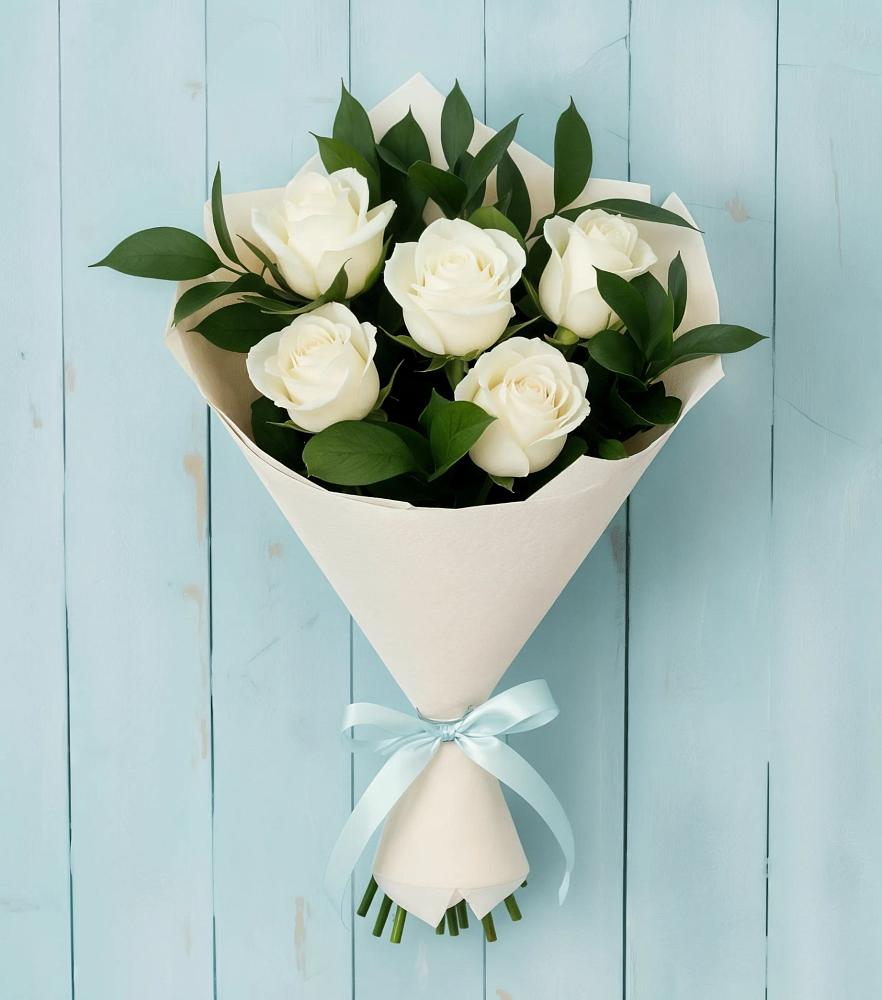 Букет цветов из: Розы в Долинске