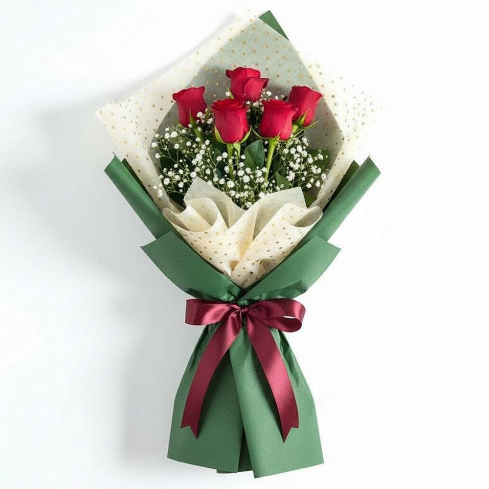 Букет цветов из: Розы в Долинске