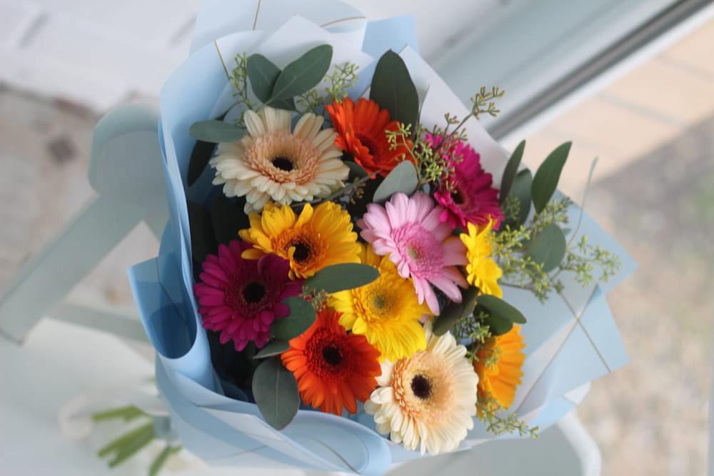 Букет цветов из: Герберы в Долинске