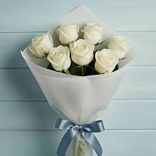 Букет 7 Белых роз Эдлесс Лав #REPLACE_PRED# Долинске
