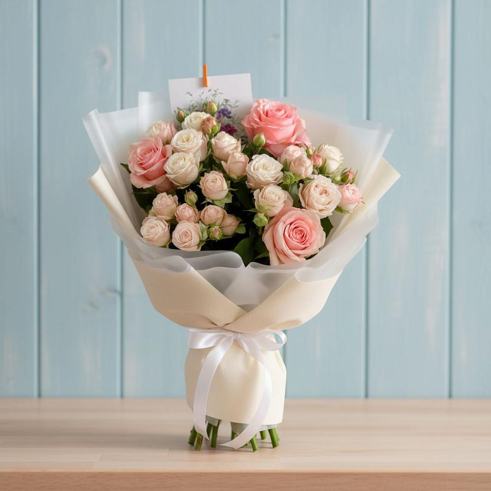 Букет цветов из: Розы в Долинске