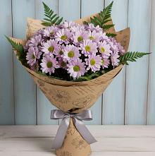 Букет цветов из:  Хризантемы в Долинске
