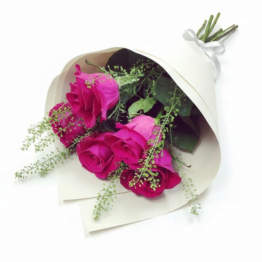 Букет цветов из: Розы в Долинске