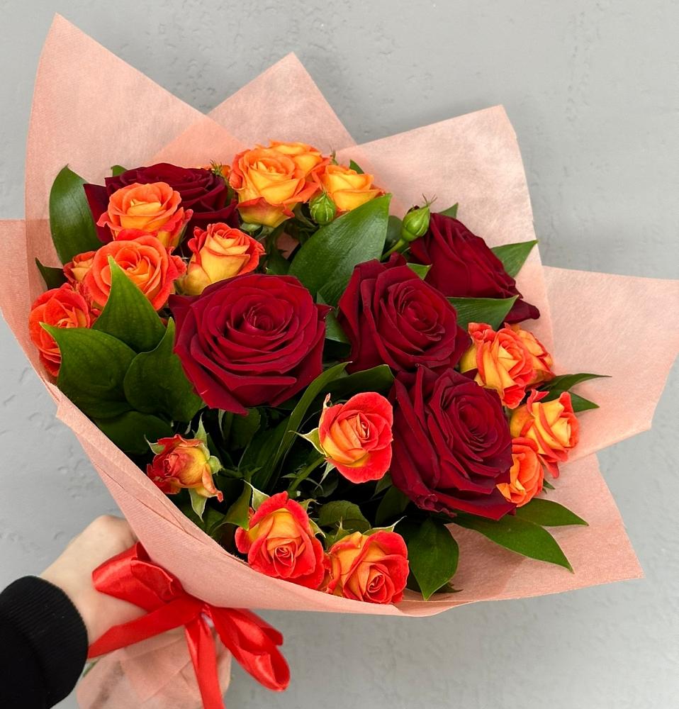 Букет Любовь и восторг в Долинске