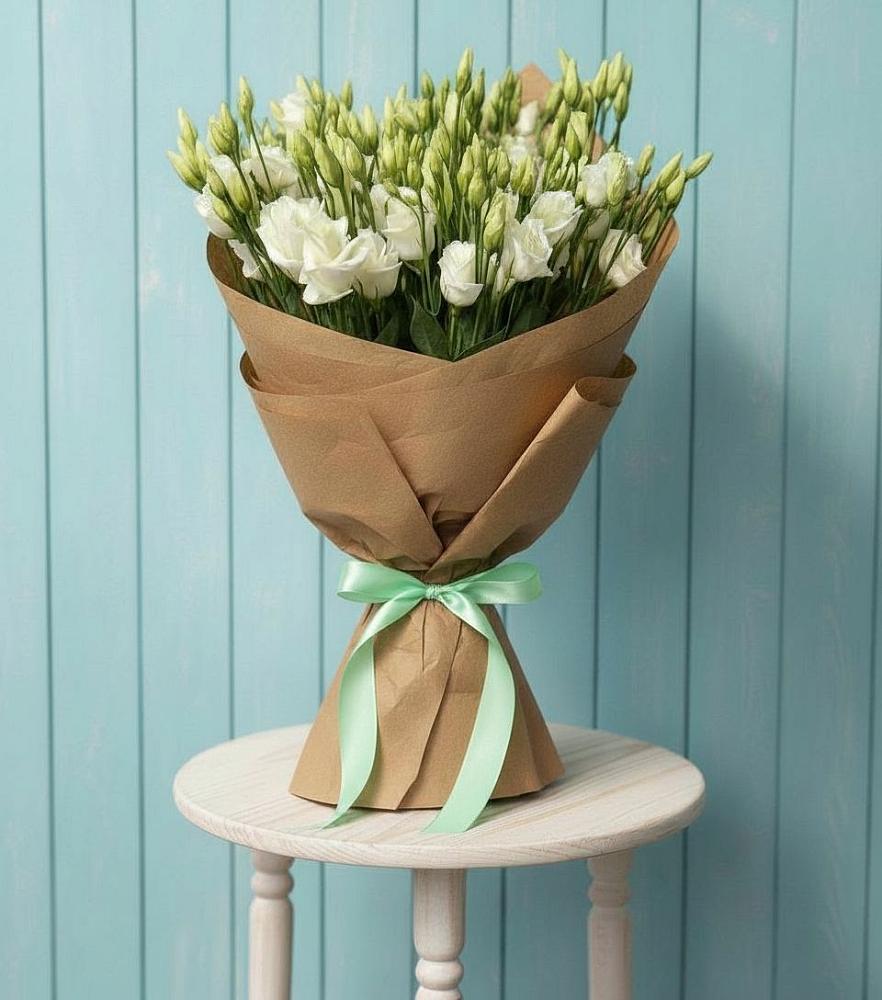 Букет цветов из: Лизиантусы в Долинске