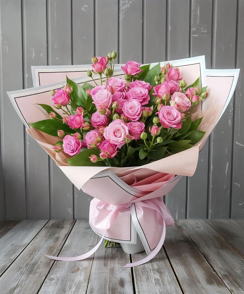 Букет Розовый кустик в Долинске