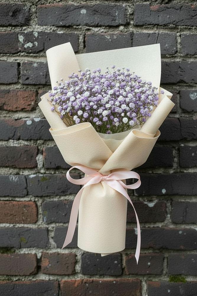 Букет цветов из: Гипсофила в Долинске