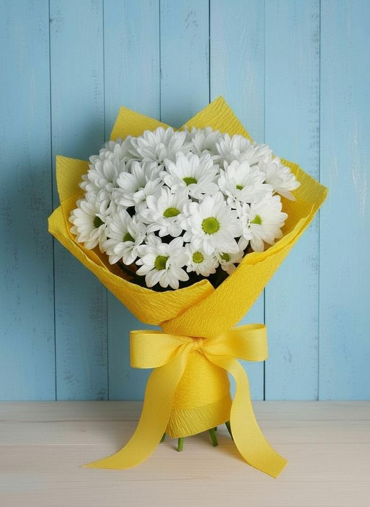 Букет цветов из: Хризантемы в Долинске