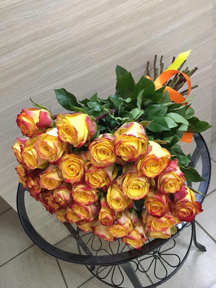 Букет Желтые розы в Долинске