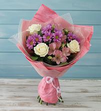 Букет цветов из:  Герберы в Долинске