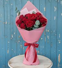 Букет цветов из:  Розы в Долинске
