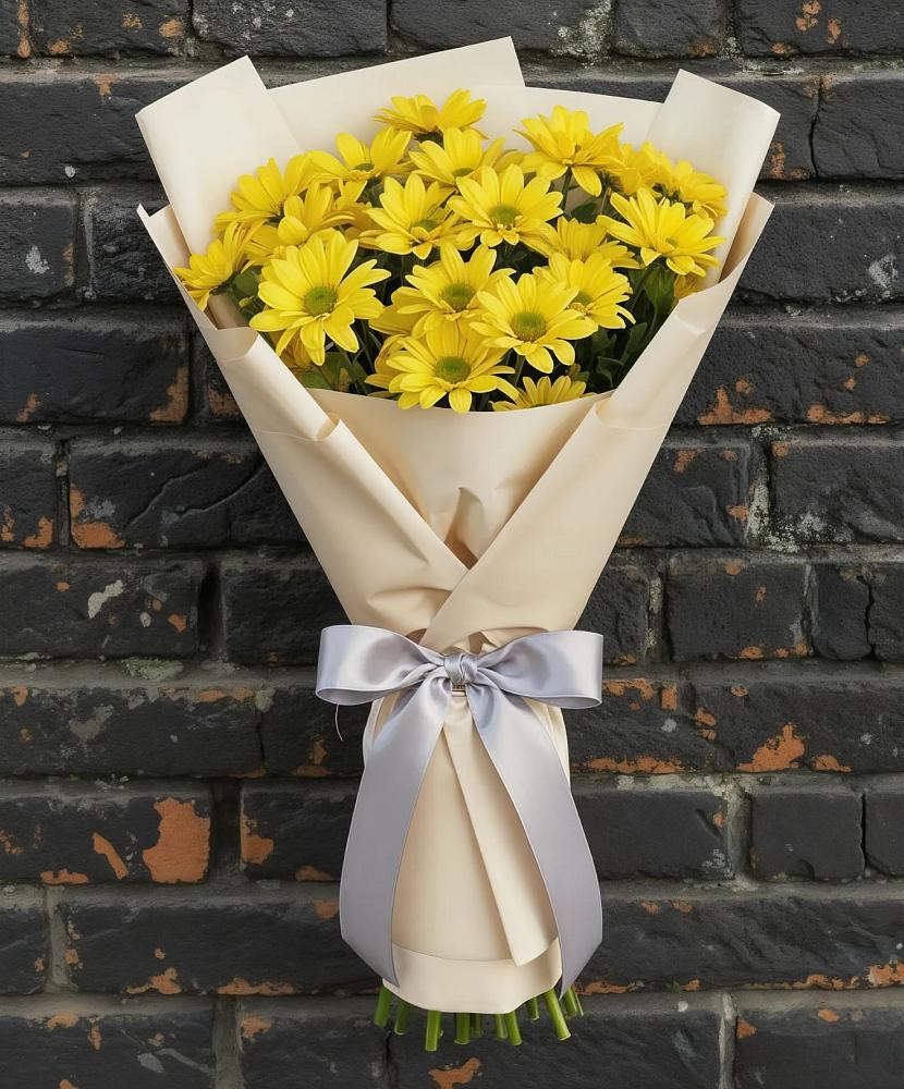 Букет цветов из: Хризантемы в Долинске