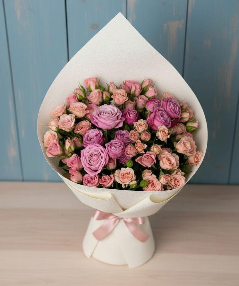 Букет цветов из: Розы в Долинске