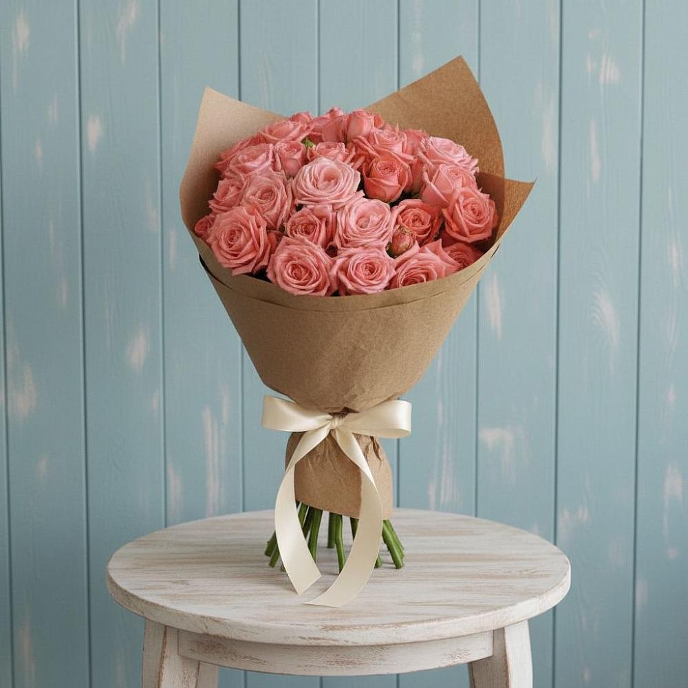 Букет цветов из: Розы в Долинске