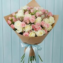 Букет цветов из:  Розы в Долинске
